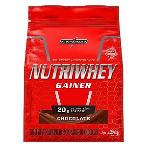 Nutri Whey Gainer Chocolate 2.4Kg - Integralmedica