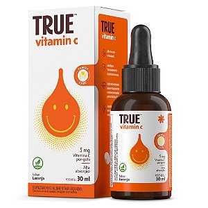 True Vitamin C Family Care Liquid Laranja 30Ml - True Source