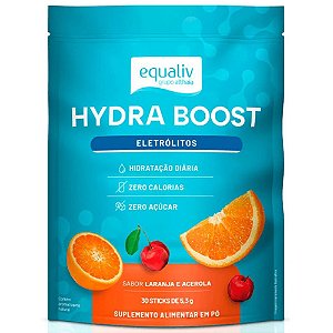 Hydra Boost Eletrolitos Laranja Acerola 30 Sache - Equaliv
