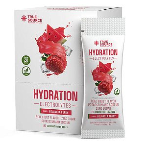 Hydration Eletrolitos Melancia Berry 20Un - True Source