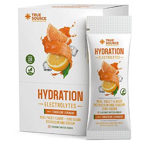 Hydration Eletrolitos Tangerine Lemonade 20Un - True Source