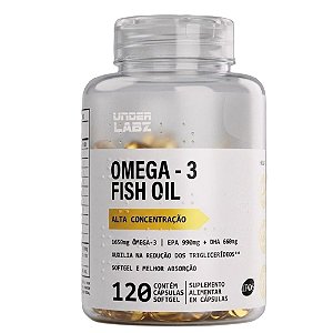 Omega 3 Fish Oil 1650 Mg EPA 990 DHA 660 120Caps Under Labz