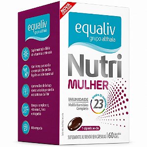Nutri Mulher Multivitaminico Imunidade 60 Caps - Equaliv