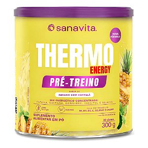 Pre Treino Thermo Energy Abacaxi 300g - Sanavita