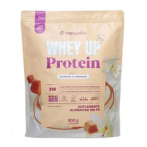 Whey Up 3w Baunilha Caramelo Refil 900g - Sanavita