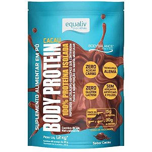 Body Protein Isolado Cacau 1,2Kg - Equaliv