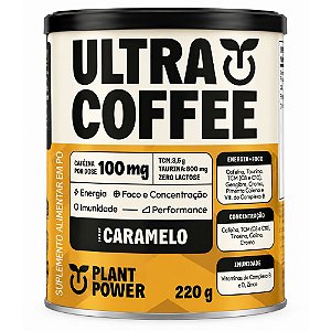 UltraCoffee Caramelo 220g - Plant Power