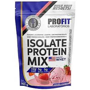 Isolate Protein Mix Morango 900g Refil - Profit