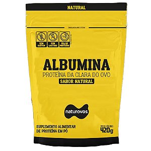 Albumina Sabor Natural 420g - Naturaovos