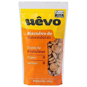 Biscoito Proteico Amendoim 200g - Uevo