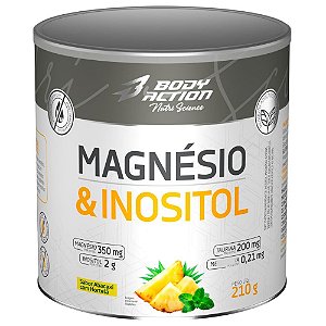 Magnesio Inositol Abacaxi Hortela 210g - BodyAction