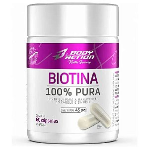 Biotina Nutri Science 60 Capsulas - BodyAction