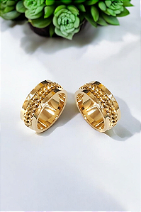 Par de Alianças com 22 Gramas de Ouro Amarelo 18k.