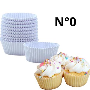 Forminha para Mini Cupcake - Azul Claro - 45 unidades - Plac