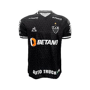 Camisa masculina Oficial Atlético-MG jogo-3 (Preta) - Le Coq