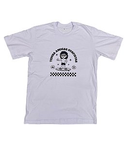 Camiseta Fresia - Tenha Amigas | Unissex | Branca