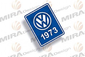 Adesivo ANO DE FABRICAÇÃO VW 1973