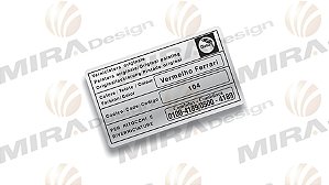Adesivo Código Cor VERMELHO FERRARI FIAT GLASURIT