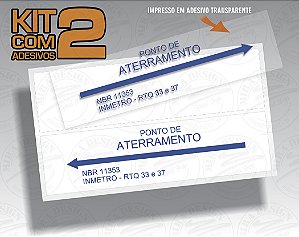 Par Adesivos PONTO DE ATERRAMENTO Fiat 147 Panorama Uno