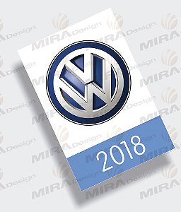 Adesivo ANO DE FABRICAÇÃO VW 2018