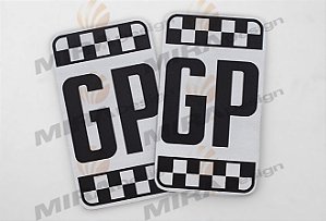 Emblema p/ painel CHEVETTE GP / GP II 1973 a 1979