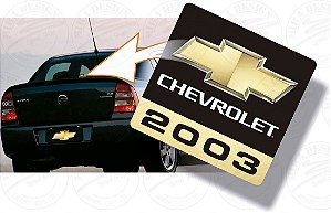 Adesivo para Vidro Veículos Chevrolet GM Ano Fabricação 2003