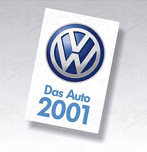 Adesivo ANO DE FABRICAÇÃO VW 2001