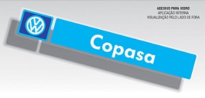 Adesivo Concessionária VW COPASA para vidro