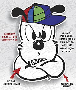 Adesivo Mascote TKTS p/ Vidro