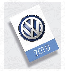 Adesivo ANO DE FABRICAÇÃO VW 2010