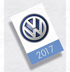 Adesivo ANO DE FABRICAÇÃO VW 2017