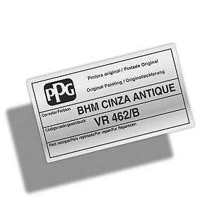 Adesivo Código Cor CINZA ANTIQUE Fiat Jeep PPG