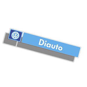Adesivo Concessionária VW DIAUTO para vidro