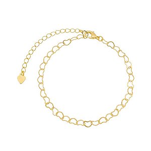 PULSEIRA DE ELOS DE CORAÇÃO