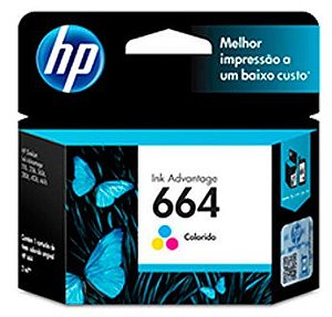CARTUCHO DE TINTA HP 664 COLOR(2,0 ml)