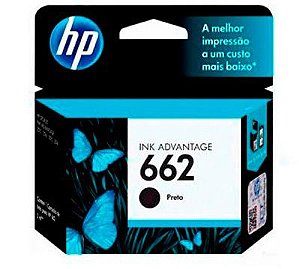 CARTUCHO DE TINTA HP 662 PRETO(2,0 ml)
