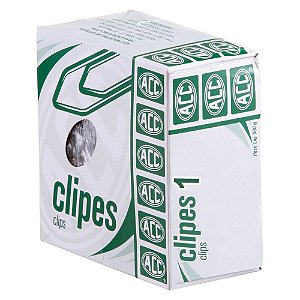 CLIPES 1 GALVANIZADO P/PAPEIS CX C/940 UNI ACC