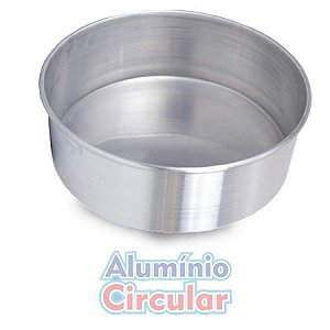 FORMA PARA BOLO 26X5 - ALUMÍNIO CIRCULAR