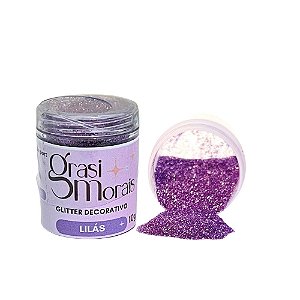 GLITTER GRASI MORAIS- LILÁS 10g