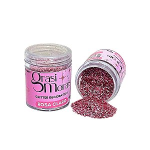 GLITTER GRASI MORAIS - ROSA CLARO- 10g