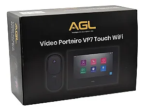 Vídeo Porteiro Inteligente Wi-fi Vp7 Touch Agl Com Tela 7