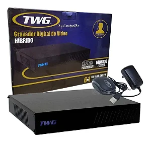 Gravador DVR 8 Canais TWG 5208FD 6X1 Fullhd 1080P Face Detect