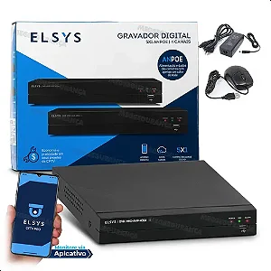 Gravador Digital 5x1 Bnc 8 Canais Dvr-bnc 2008 Elsys