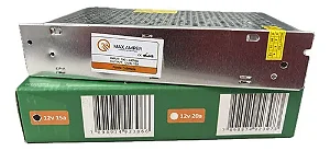 Fonte 12v 15a 180w Chaveada Metálica Bivolt 110/220vac