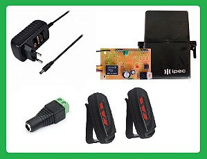 Kit Acionamento Fechadura Elétrica Abertura Controle Remoto
