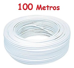 CABO DE REDE e  SEGURANÇA ELETRÔNICA 4 PARES 26AWG BRANCO AGL