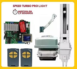 Motor de Portão Basculante AGL  BV SPEED TURBO PRO LIGHT (Bivolt) 1,50m  INSTALADO