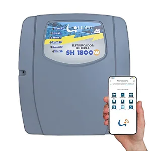 Central de Cerca Elétrica SH1800W Lider Comunicação WiFi Monitoramento Por Aplicativo
