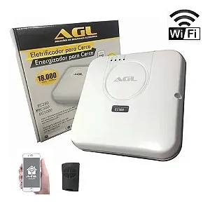 Central Choque Cerca Elétrica Wifi Ec250 18.000vpp Agl Home