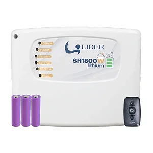Central de Cerca Elétrica SH18000W-LT Lider Wi-Fi Controlada Por Aplicativo c/ Bateria de Lithium Inclusa